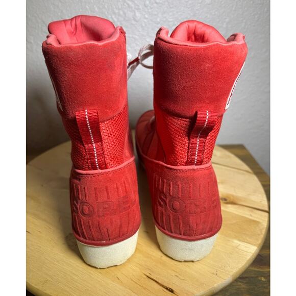 SOREL Tivoli II Go Sneaker Boot Women's Rocket/Sea Salt Laces Waterproof Sz 11 - Picture 3 of 8